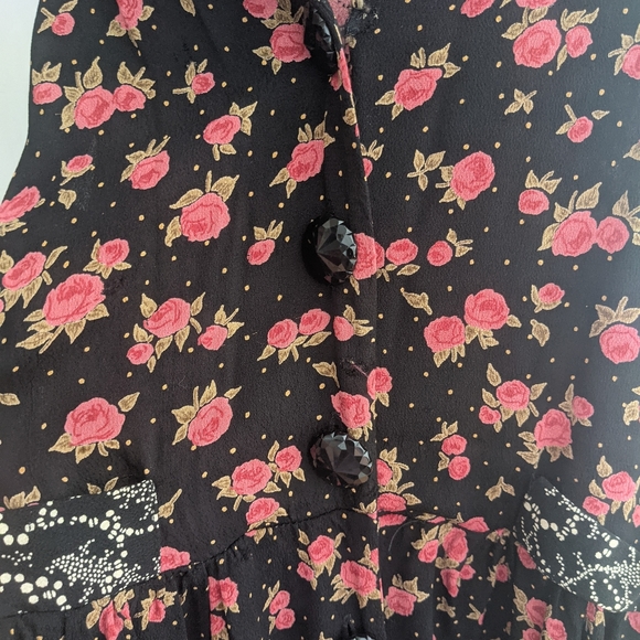 Vintage Floral Boho Jumpsuit - Picture 4 of 4